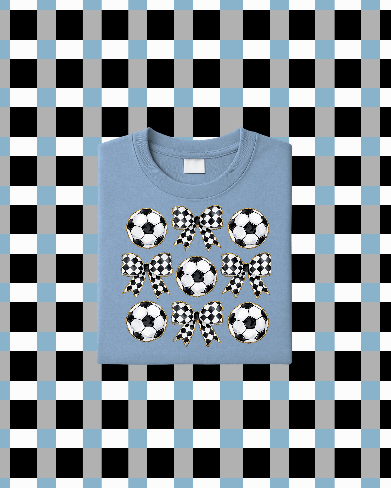 Soccer Ball & Bows T-Shirt
