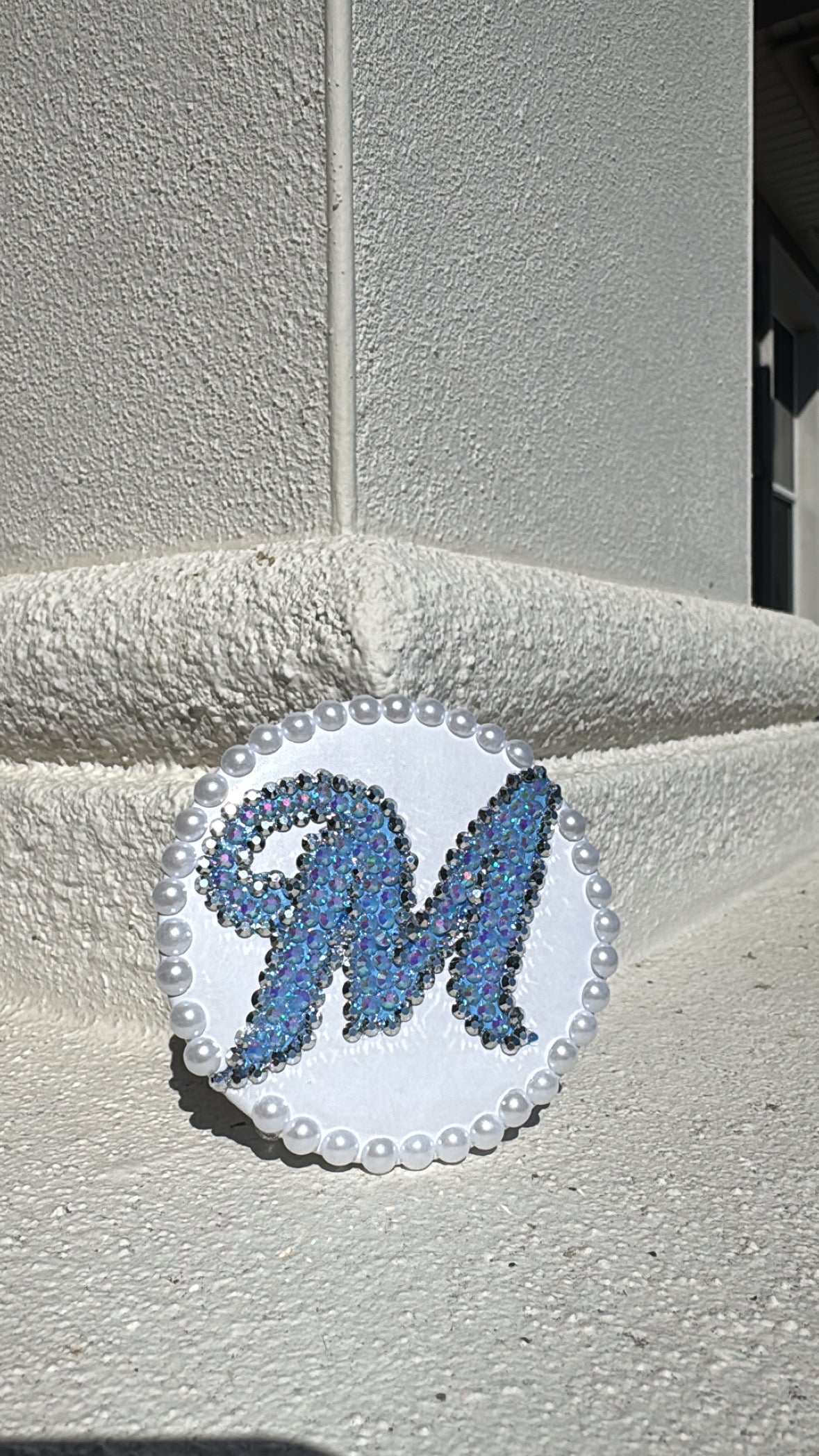 Miracles Bedazzled Button