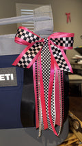 Pink Racing Bag Bow