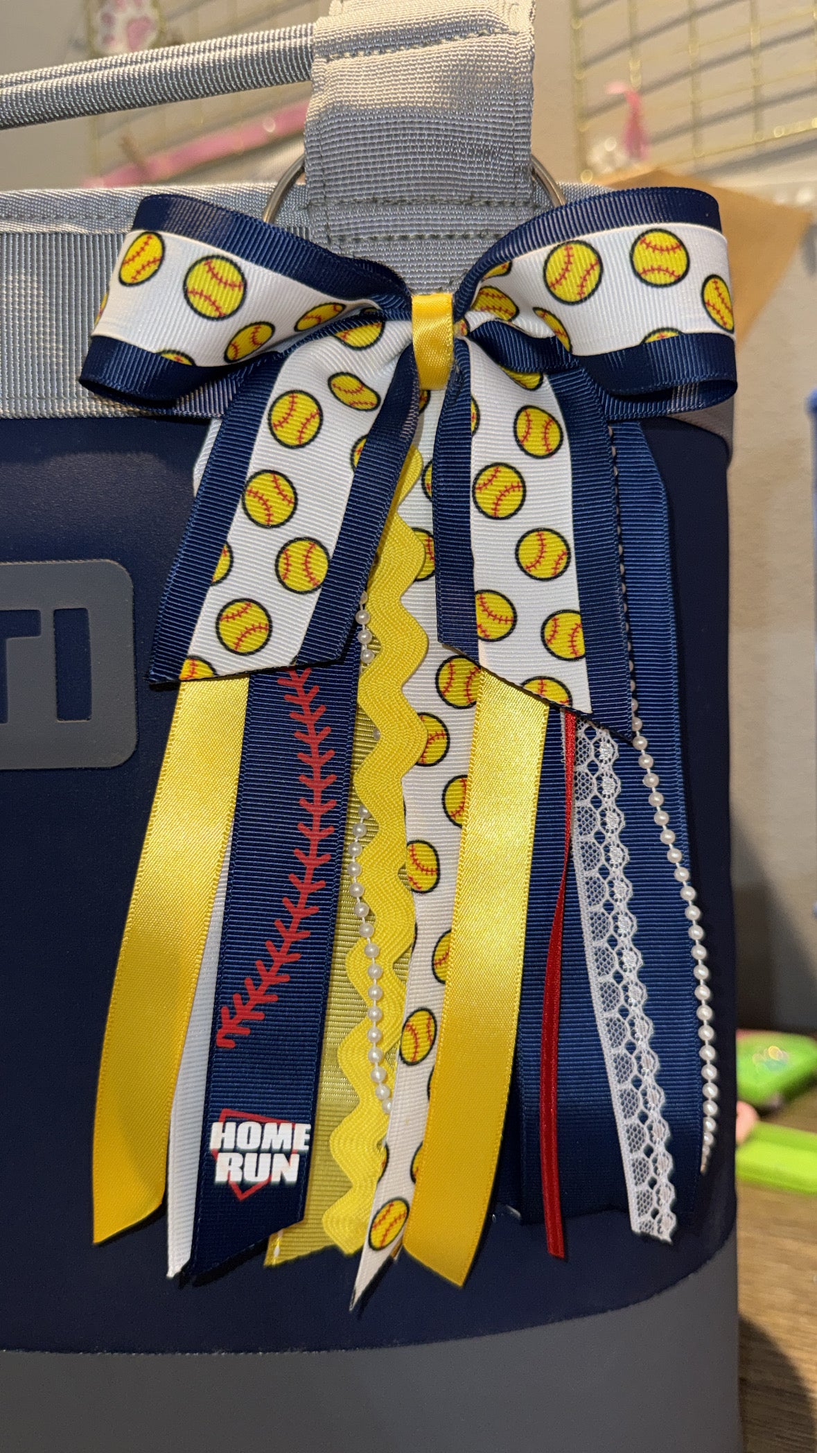 Softball Bag Bow