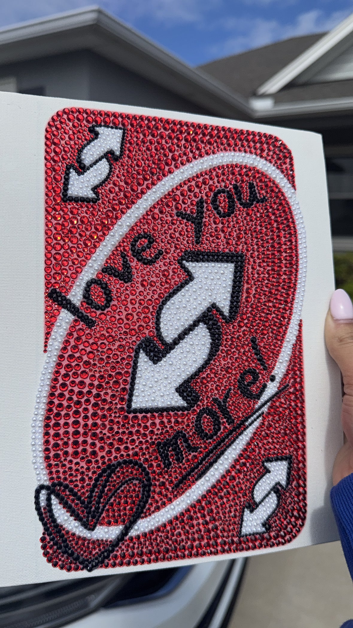 Uno Card Bedazzle Kit