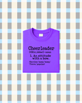 Cheerleader Definition T-Shirt