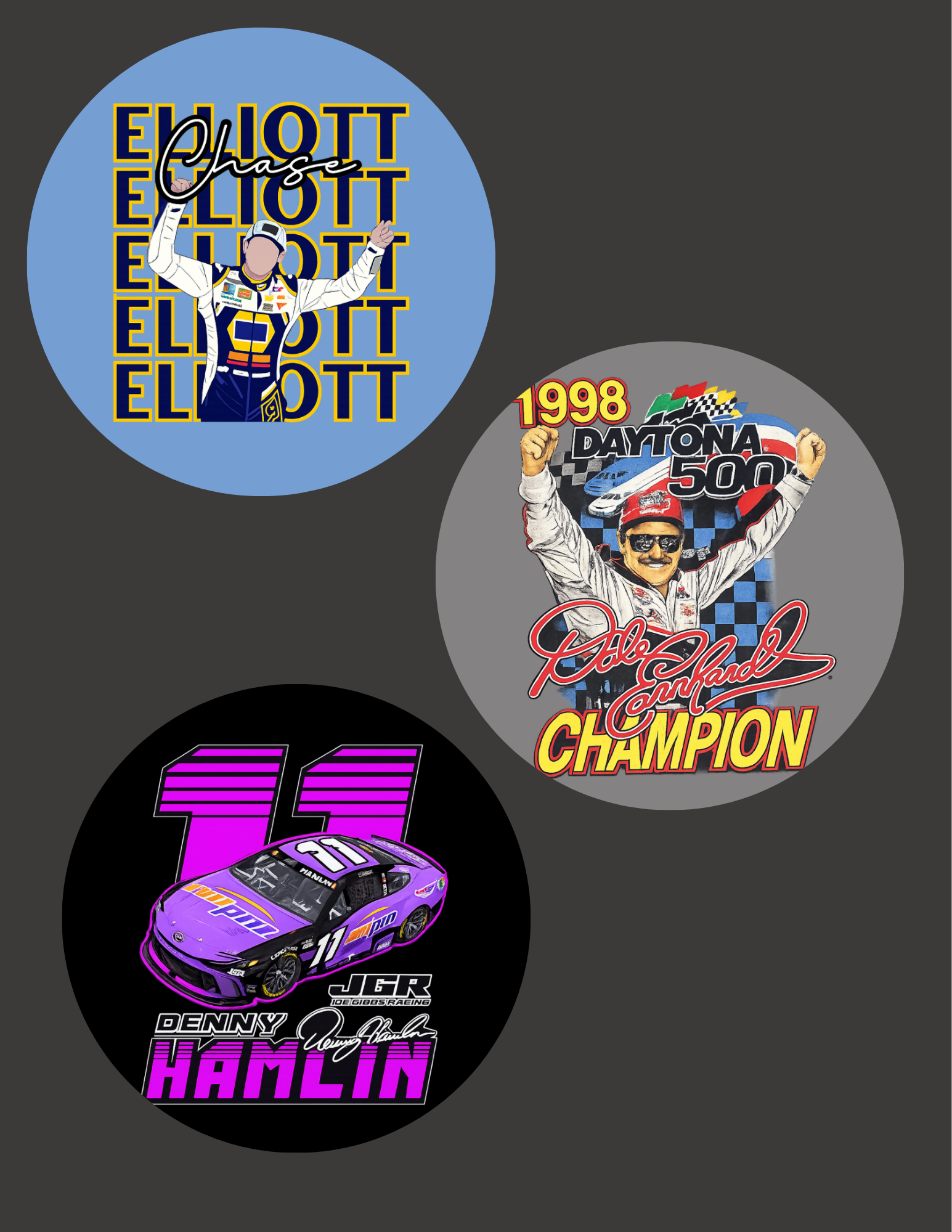 NASCAR Buttons