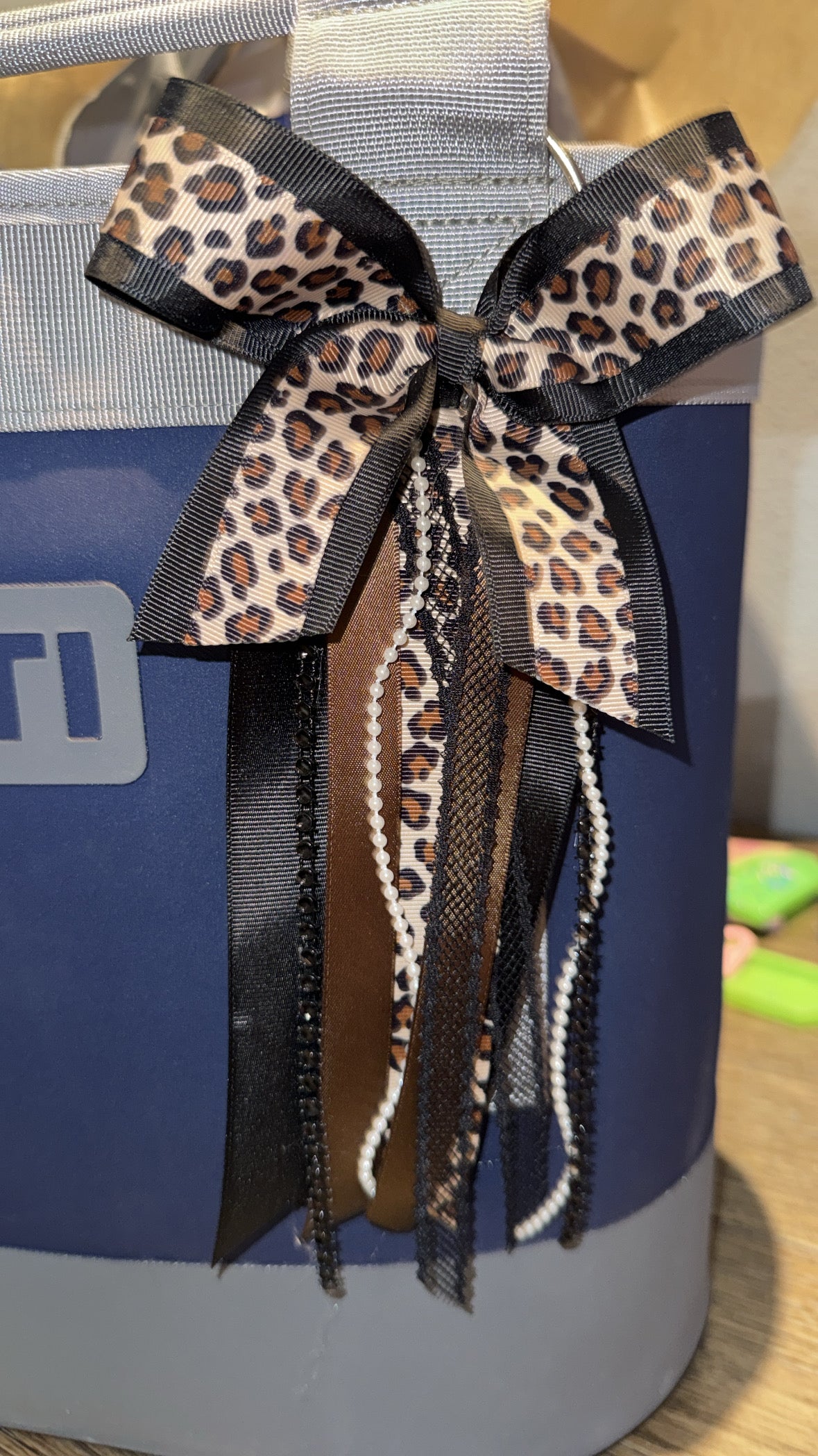 Cheetah Bag Bow