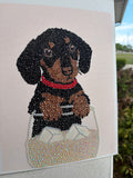 Wiener Dog Bedazzle Kit