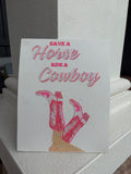 Save A Horse Ride A Cowboy Bedazzle Kit